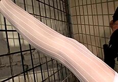 Master Jeans Dominates Bound Winnie In Fetish Shop Crisis