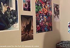 this ginger bbw pawg is masturbating on camera for the first time, so cute