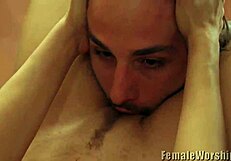 in this femdom story, the mistress licks the submissive's pussy passionately while dominating her