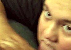 Asian Amateur Sucks Huge Uncut Cock POV