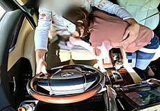 Japanese bride serves husband with unique wedding night blowjob