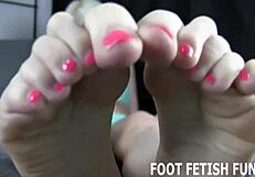 Slave boy worships feet nightly