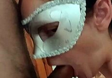 Cum in mouth from sucking cock