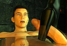 hey, stuck under a table in big city pleasures 19 getting pounded