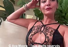 threesome with slutty cleaning lady cleaning cum from pussy