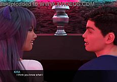 Hentai game with a curvy girl and a monster cock