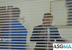 i secretly hookup with hot guys in gay office parody