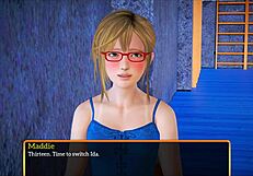 My new family 498 with blonde small 18+ tits and game.