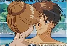 shy anime teen babe in hentai style