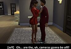 Married woman cheats with gay neighbor in The Sims 4