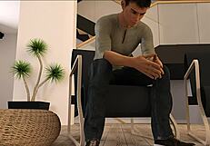 hey, stuck under a table in big city pleasures 19 getting pounded