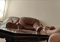 Stepmom and sex doll in taboo threesome with stepson