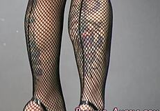 Alternative model poses backstage with tattoos