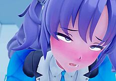 Yuuka, tell me how you fucked your teacher in this anime