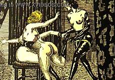 Vintage Erotic Drawings from Antique Comics