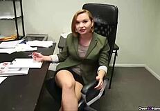 Horny Step-Mom's Big Handjob