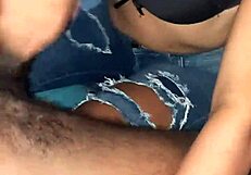 Wet oral sex from careless neighbor!