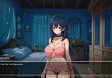 Bluring the walls: Romance hentai game with big tits girls