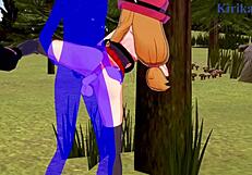 Serena And Bea Saito Fuck Old Man In Pokemon Hentai