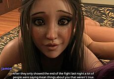 Shauna explains edging techniques to help John in this amateur session