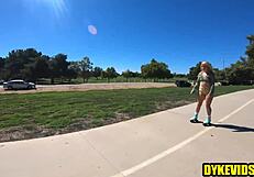 Milf Licks and Scissors Cute Teen Pussy