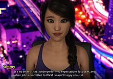 Shauna explains edging techniques to help John in this amateur session