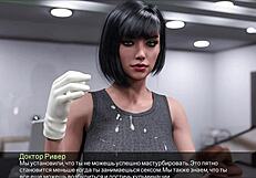 Mommy doctor fucks with toys in hospital scene