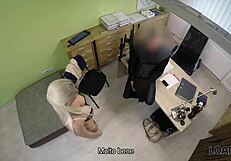 Blonde in loan4k casting offers sex for credit outdoors.