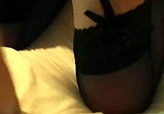 Can this old cougar handle Luke Hardy's massive cock? Sucking it deep!