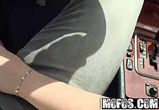 Stranded teen 18+ beatrix glower gets picked up and fucked hard in car