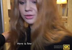 debt4k brings hard fuck for curly russian waitress in reality scene