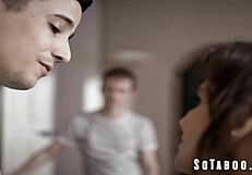 Heartless Stepbrothers Double Penetrate Helpless Sick Stepmom