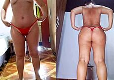 compilation of fat asses undressing, playing with toys, and getting assfucked?