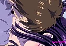 Big boobed MILF gets it hard on first date in anime porn
