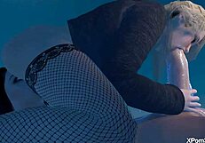 Busty Anime Girls Suck Futa Teens in 3D Hentai