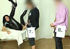 i get huge cumshots in this gay orgy party