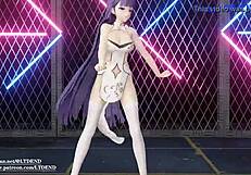 mmd raiden mei shakes in chinese dress submitted by ltdend