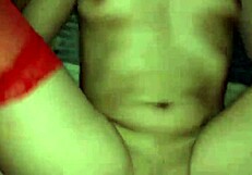 Got naked on camera, played with a bottle, then took a dick with sperm inside.