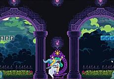 FLIP WITCH GAME EP 12: GHOST BOSS CRUSHES WITH GIANT BOOBS!