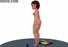 Wow, naked helen parr shows off her huge tits!