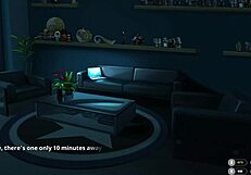 Secretpie part 1 uncovers hidden fucking in cartoon game with natural tits