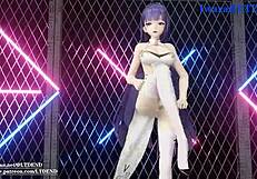 mmd raiden mei shakes in chinese dress submitted by ltdend