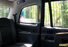 Fake Taxi Horny Couple Bangs Hard in Backseat POV Action