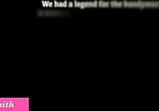 I invited the handyman to watch how im masturbating