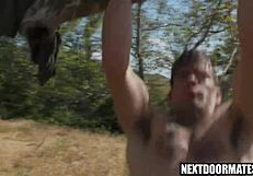Work out and gay sex routine