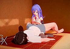 Roxy In Anime Hentai Game Fucks In Various Positions With Anal And Blowjob Scenes.