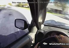 Picked up a cute broke teen in glasses and fucked her hard for some cash.