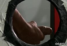 Gej akcija pri luknji se spremeni v surovo nabijanje na stranišču