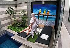 Blonde Teen 18+ Gives Intense Blowjob In Private Suite.