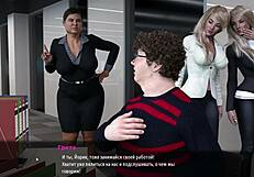 game unfolds as sluts bend over in ffm 3d cartoon chaos.